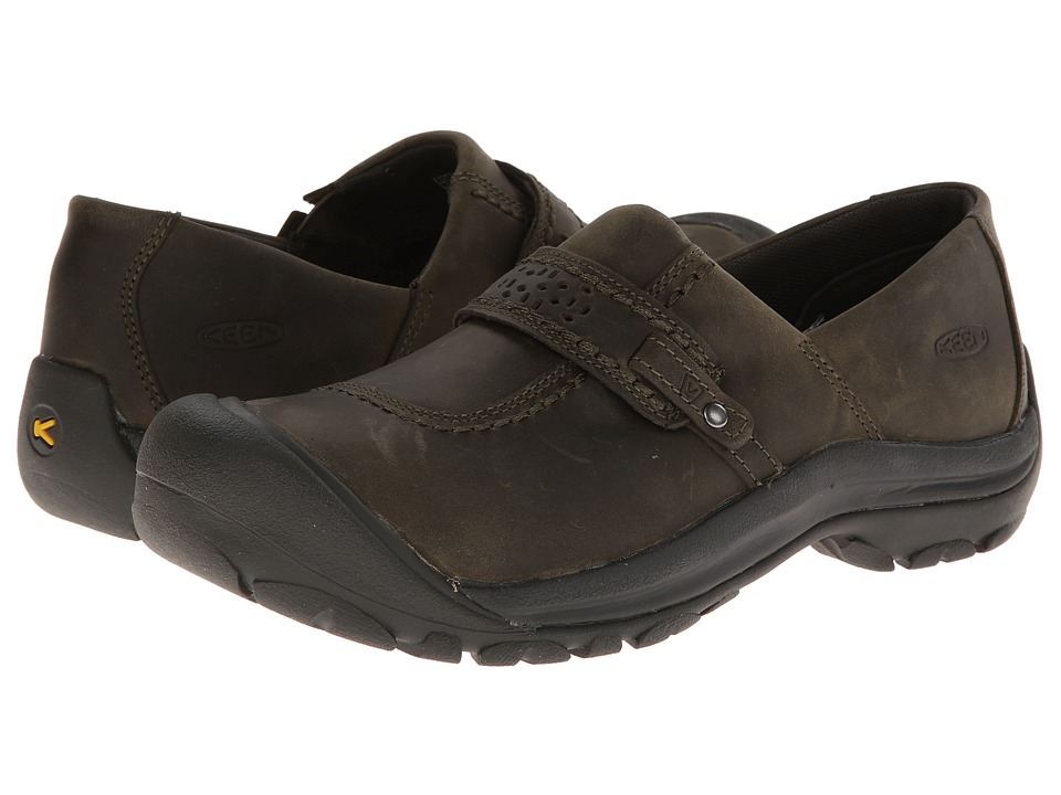 Keen Kaci Full Grain Slip-On (Burnt Olive) Women