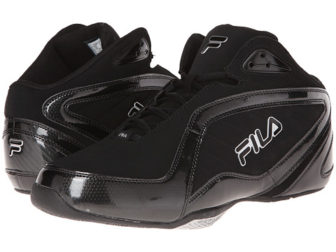 fila basketball shoes black