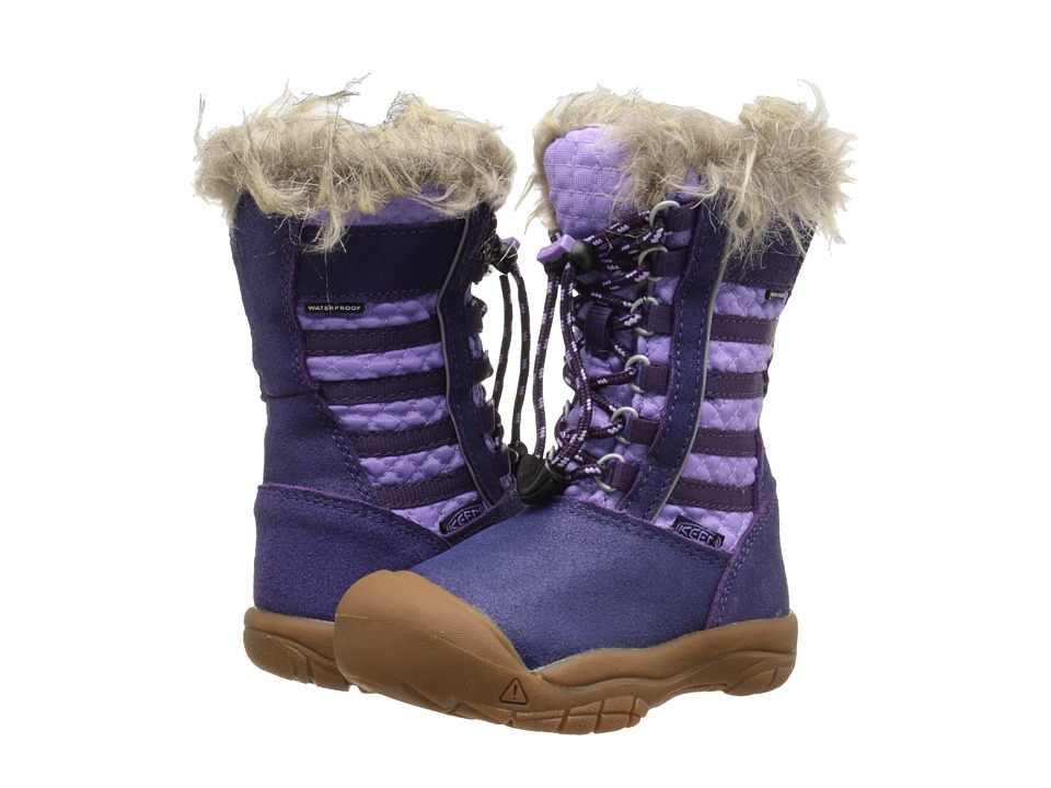 Keen Kids - Wapato WP (Toddler/Litlte Kid) (Blackberry/Bougainvillea) Girls Shoes