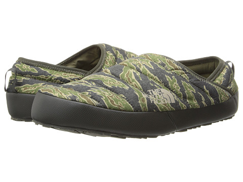 camo north face slippers