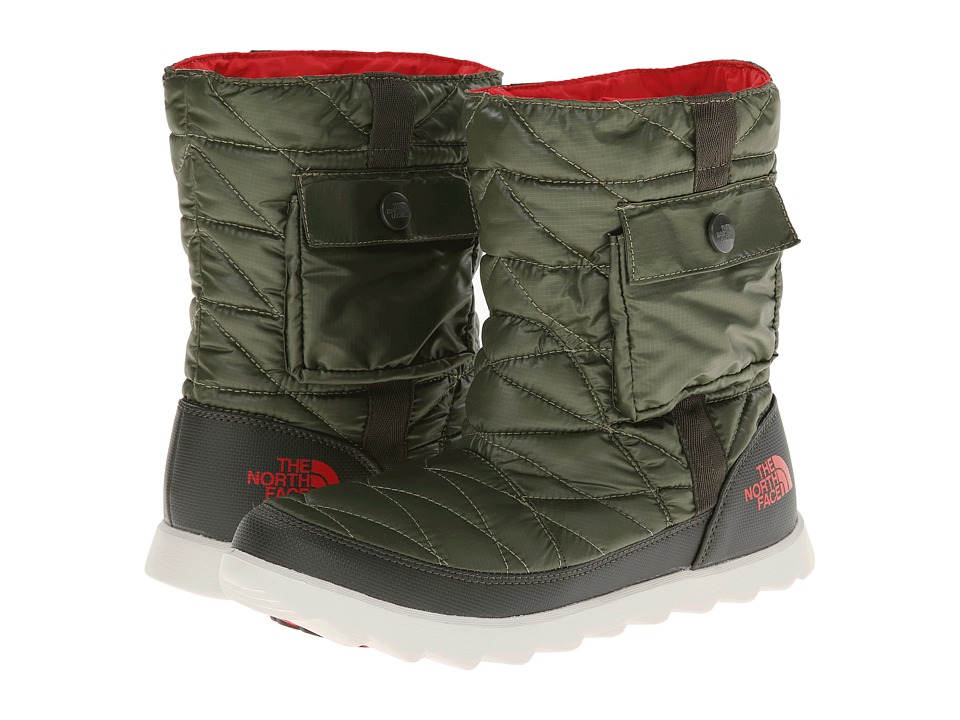 The North Face - ThermoBall Bootie (Shiny Grecian Green/Forest Night Green) Women