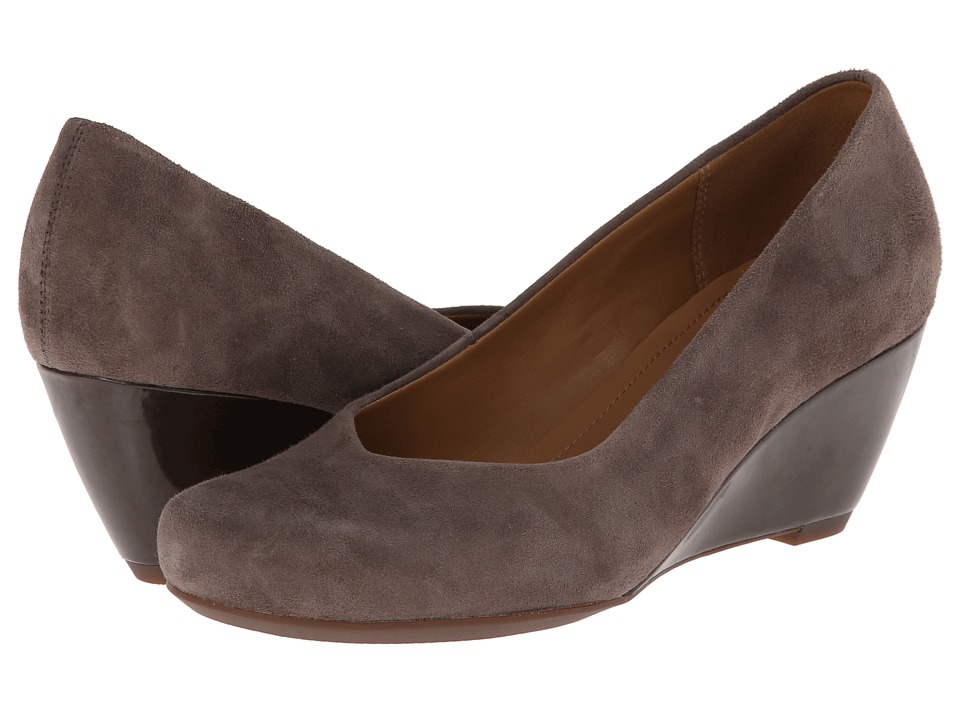 Clarks Bassett Mine (Grey Suede) Women