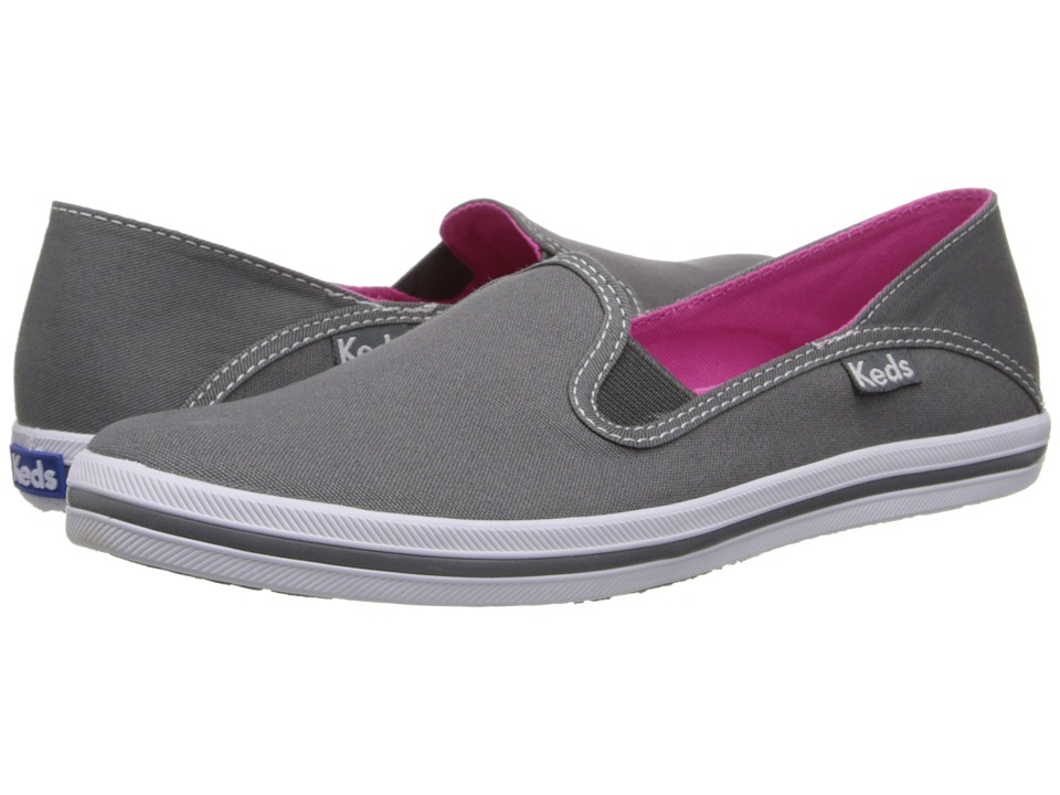 Keds Crash-Back Seasonal Solid (Steel Gray) Women