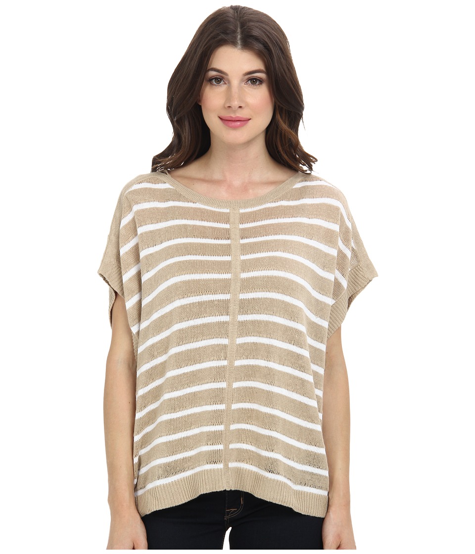 Tommy Bahama - Amaranth Stripe Pullover (Wheatberry) Women