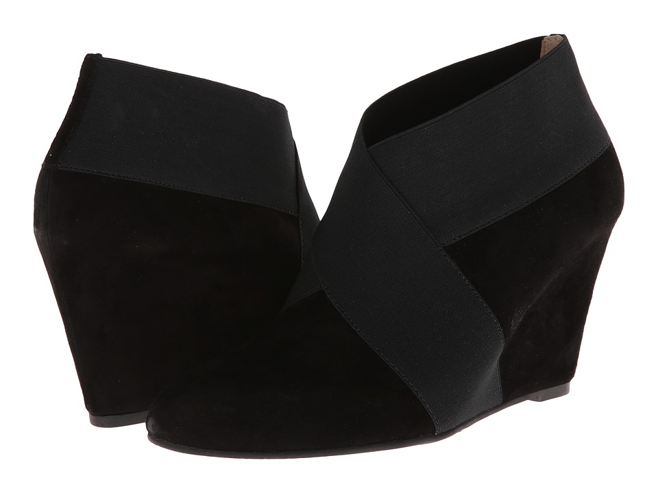 Via Spiga - Adela (Black Kid Suede/Elastic) Women