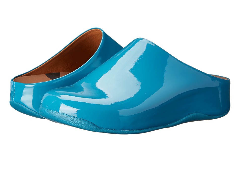 FitFlop Shuv Patent (Pagoda Blue) Women