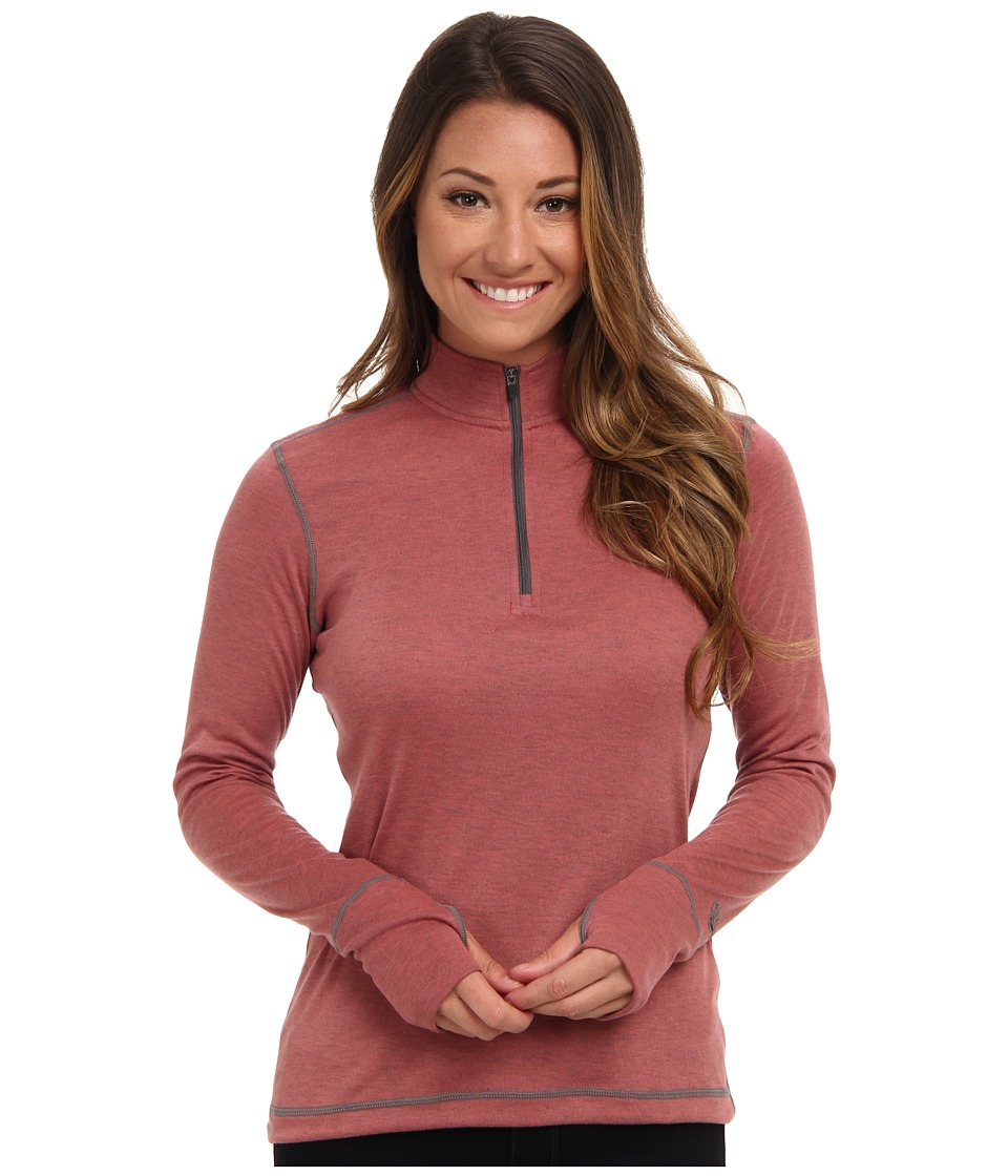 Hot Chillys Geo Pro Zip-T (Rose/Heather) Women
