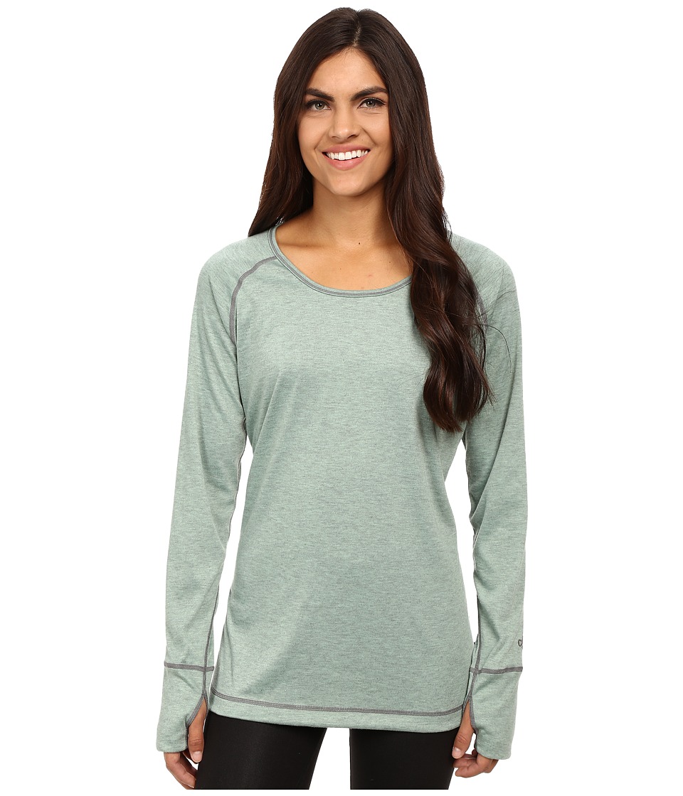 Hot Chillys Geo Pro Scoopneck (Verde Heather) Women