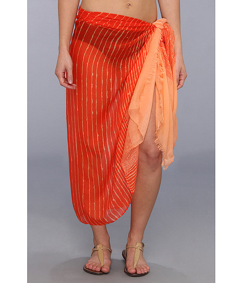 Calvin Klein - Ink Stroke Pareo (Firefly) Scarves