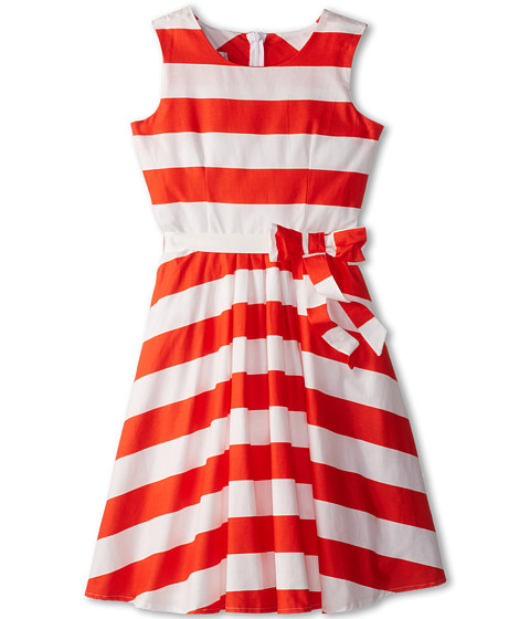 UPC 812132020050 product image for fiveloaves twofish Grammy Dress (Little Kids/Big Kids) (Clementine/White) Girl's | upcitemdb.com