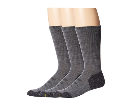 Keen Olympus Lite Crew 3-Pair Pack (Gray) Men's Crew Cut Socks Shoes