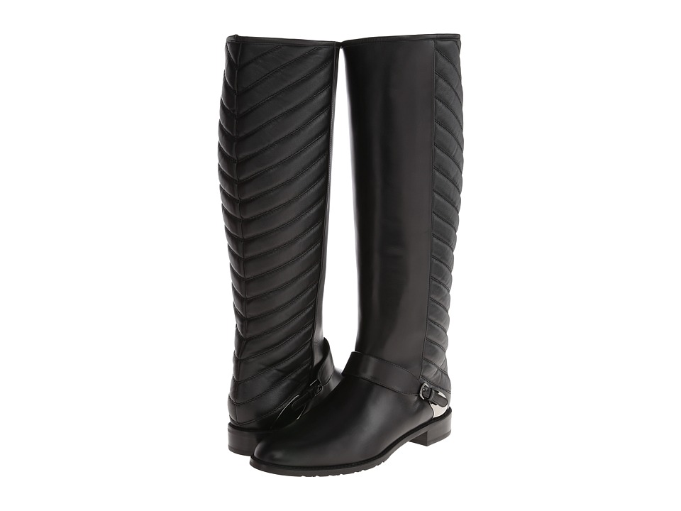 Stuart Weitzman - Raceway (Black Calf) Women