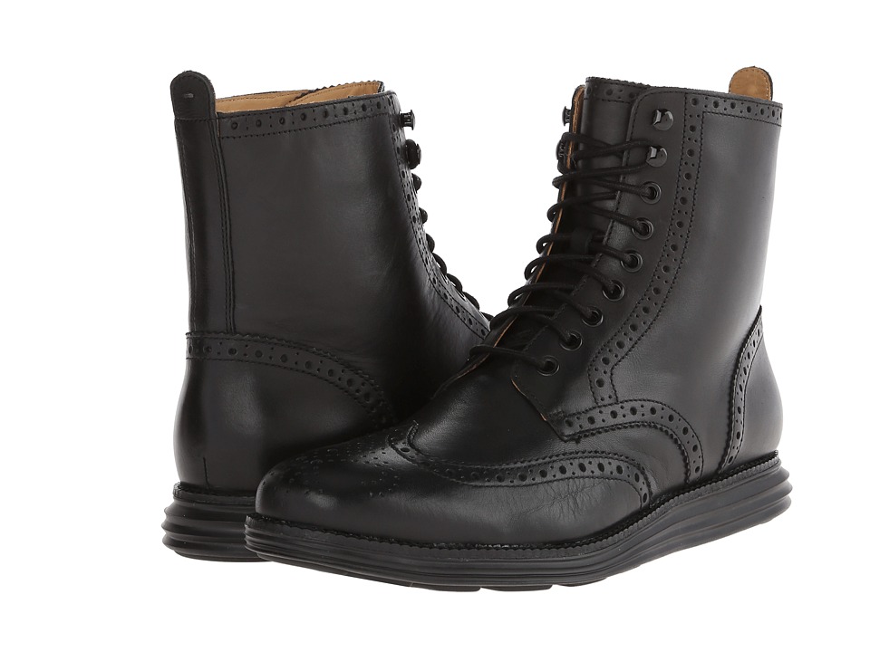 Cole Haan - Lunargrand Wing Boot (Black) Men