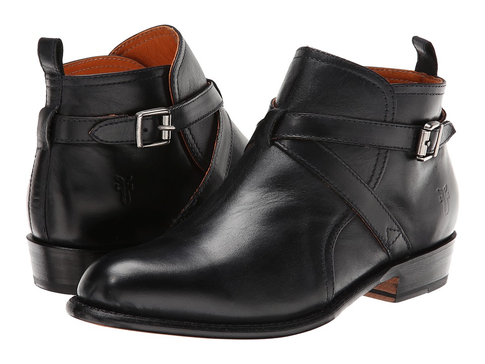 Frye Dorado Jodphur (Black Full Grain) Cowboy Boots