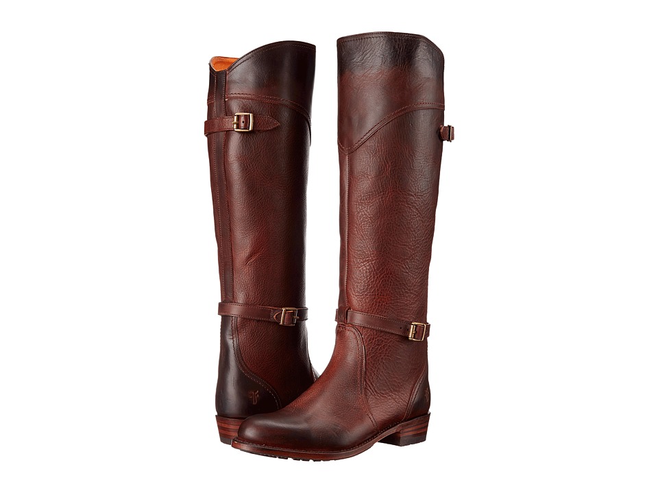 Frye Dorado Lug Riding (Redwood Antique Pull Up) Women