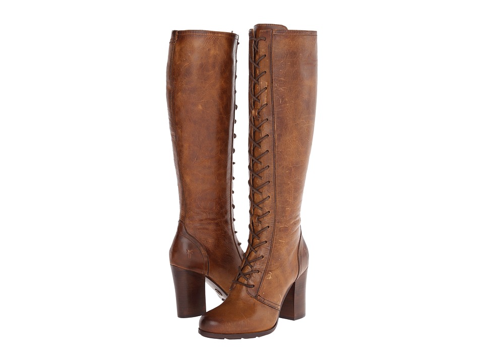 frye parker tall lace up boots