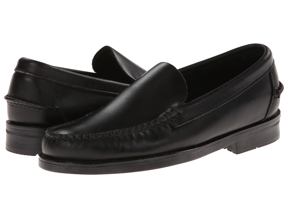 Sebago Grant Venetian (Black Leather) Men