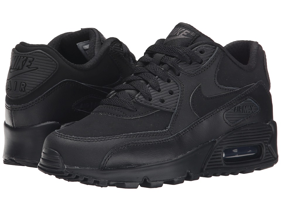 Nike Kids Air Max 90 (Big Kid) (Black/Dark Grey) Boy