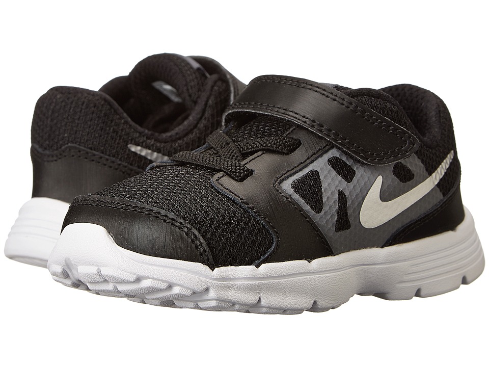 Nike Kids Downshifter 6 (Infant/Toddler) (Black/Cool Grey/White/Metallic Silver) Boys Shoes