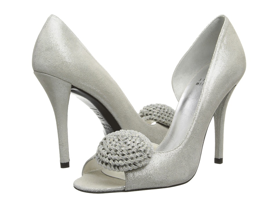 Stuart Weitzman Bridal & Evening Collection Lollipop (Silver Cipria) High Heels