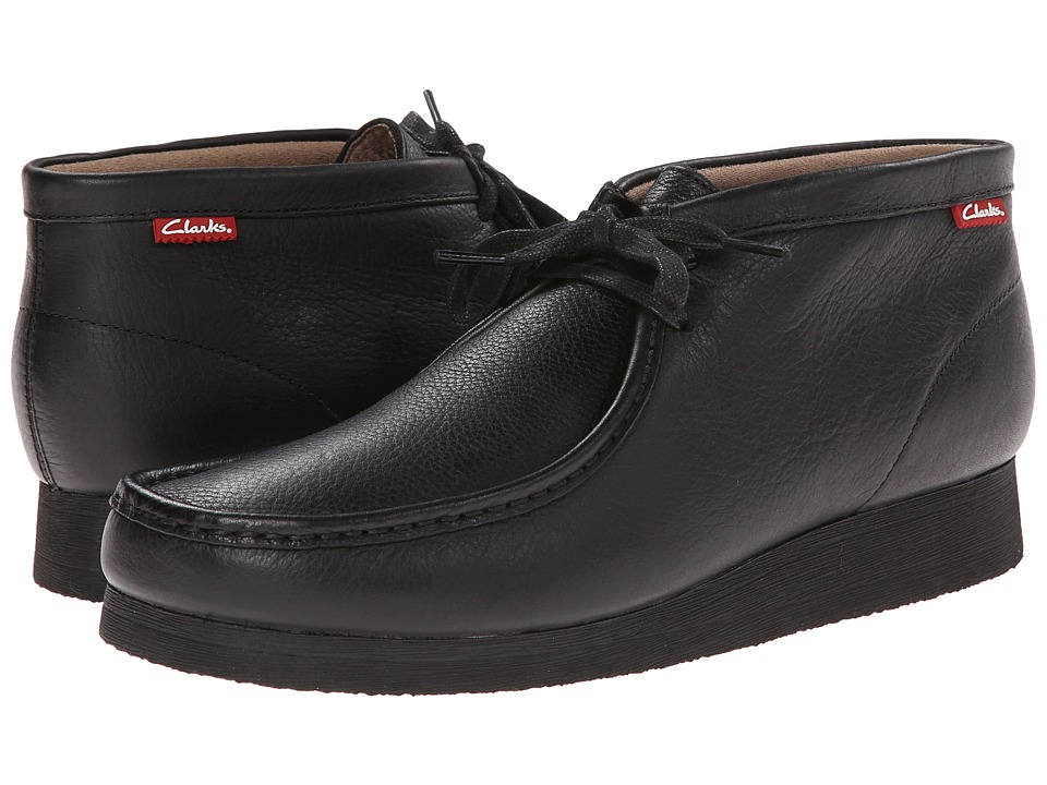 Clarks Stinson Hi (Black Oily Leather) Men