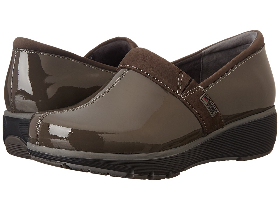 SoftWalk Meredith (Dark Grey Crinkle Patent Leather/ Nubuck Leather) Women