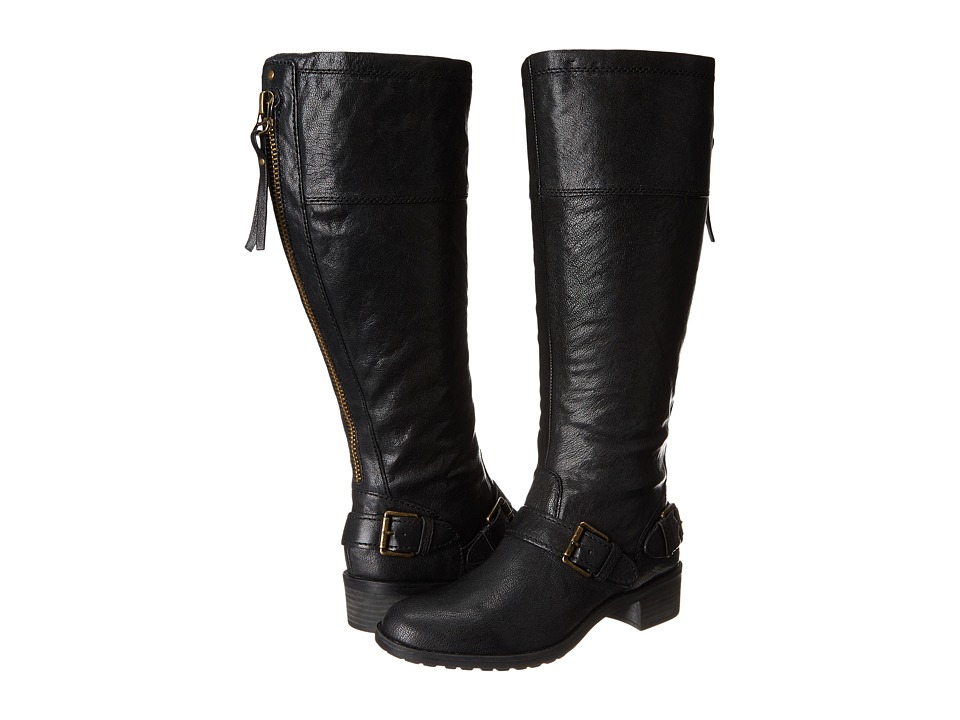 Naturalizer - Macnair Wide Shaft (Black Wide Shaft Leather) Women