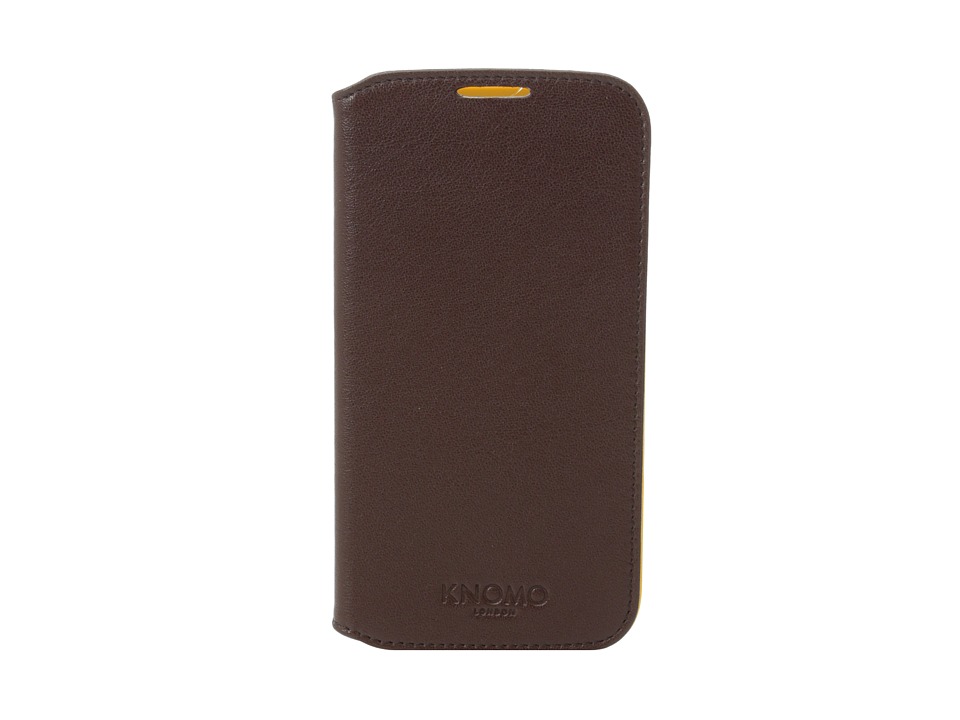 KNOMO London - Samsung S4 Folio (Brown) Cell Phone Case