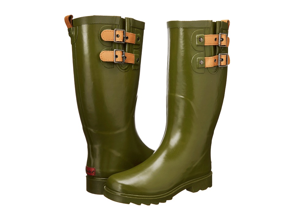 Chooka - Top Solid Rain Boot (Olive Drab) Women