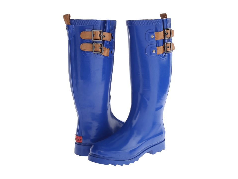Chooka - Top Solid Rain Boot (Cobalt/Cobalt/Academy) Women
