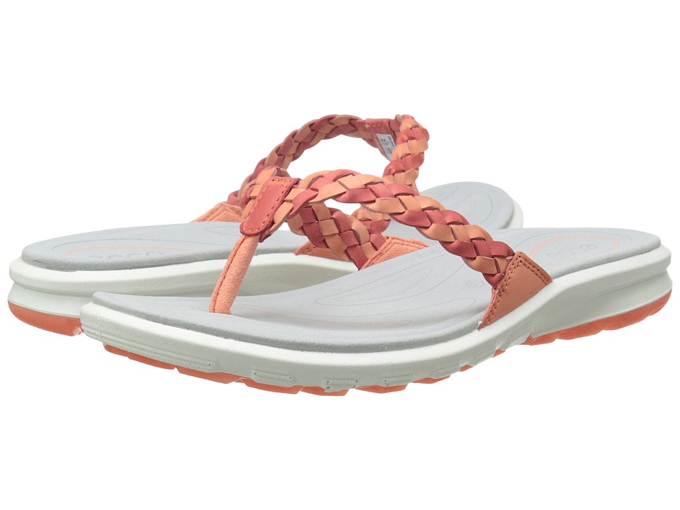 UPC 737429793373 product image for ECCO Sport - Cruise Thong Sandal (Coral/Poppy) Women's Shoes | upcitemdb.com