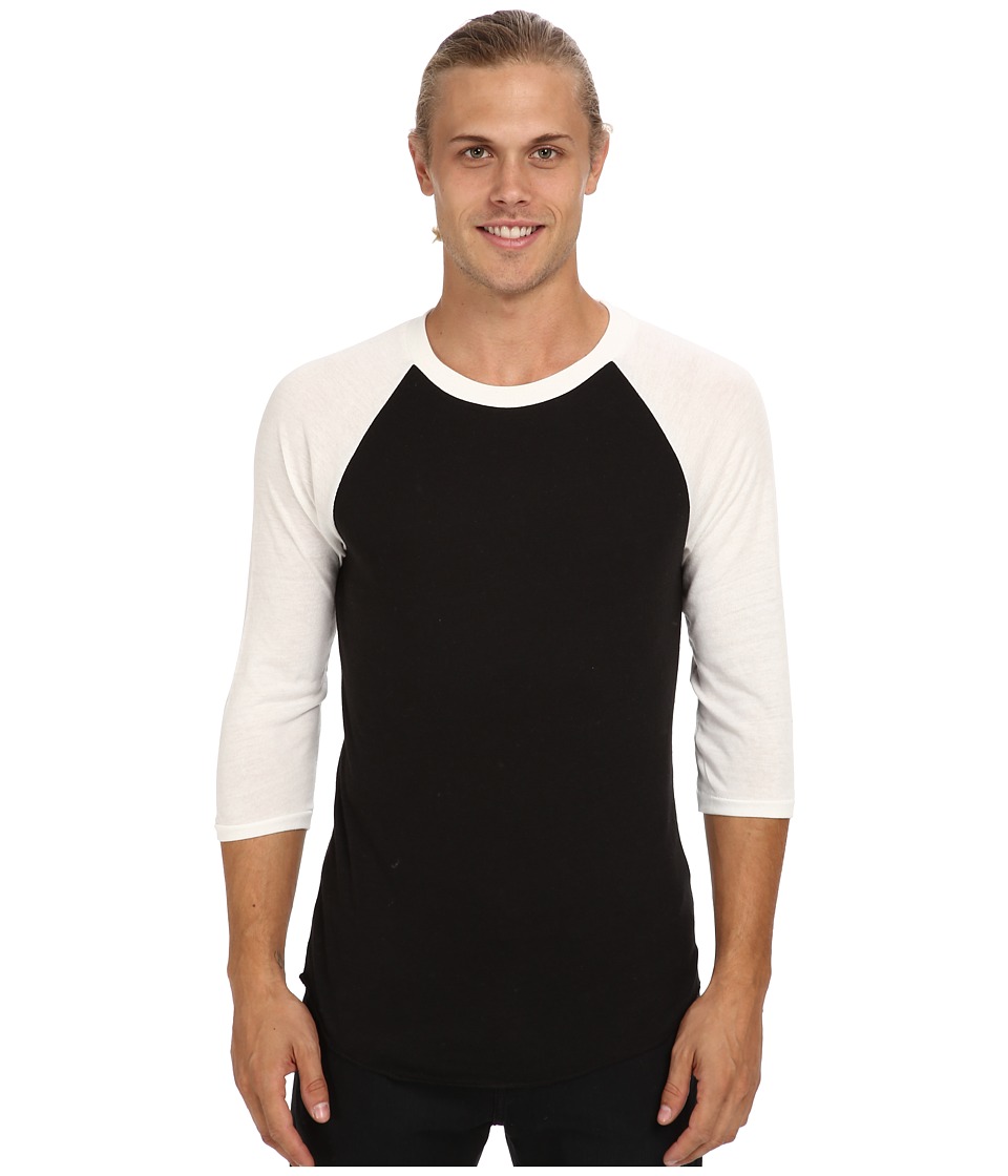 Alternative Baseball Tee (Eco True Black/Eco Ivory) Men