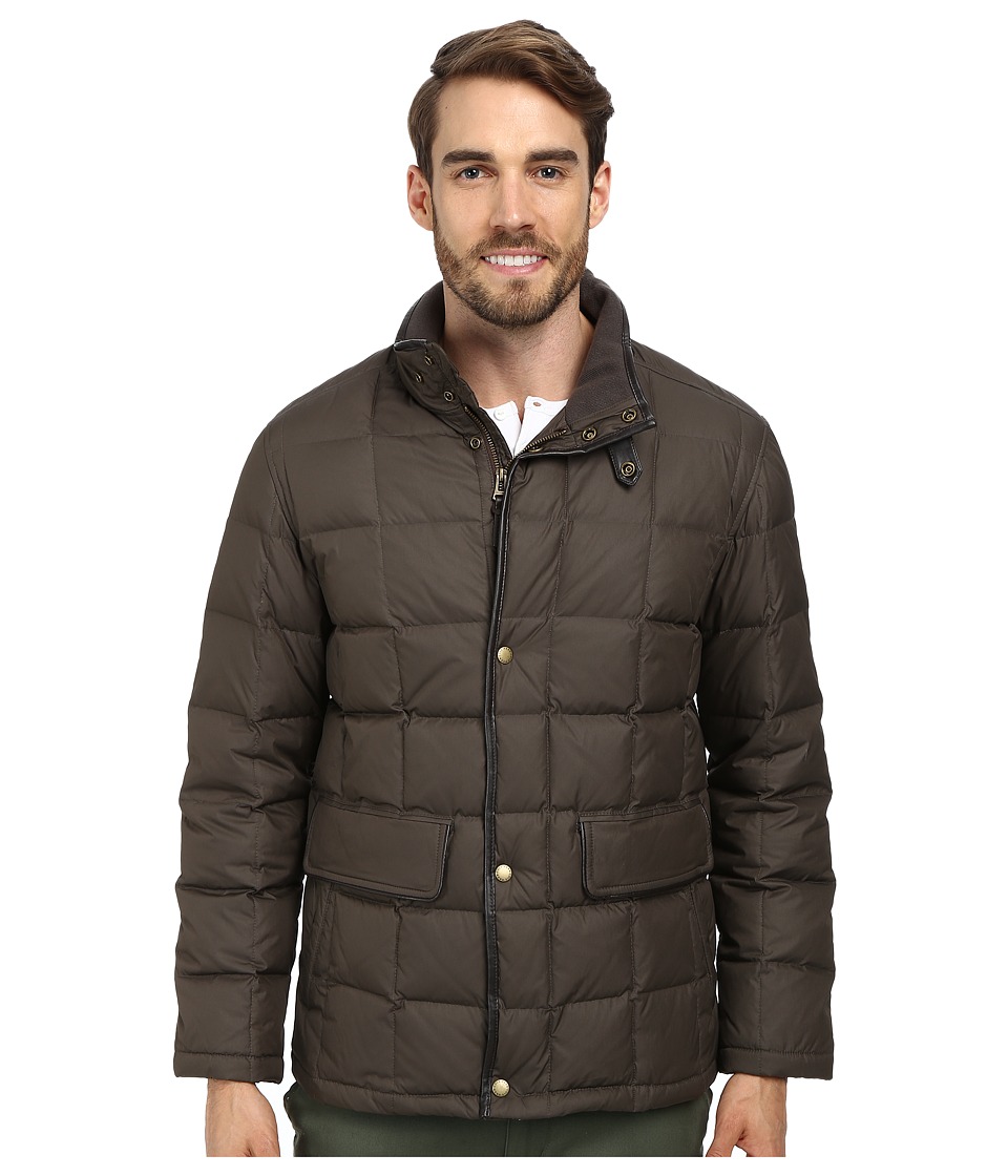 Cole Haan Down Jacket w/ Box Quilt (Java) Men