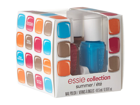 Essie - Limited Edition Mini Cube (Fierce No Fear/Strut Your Stuff/Haute In The Heat/Roarrrraange) Fragrance
