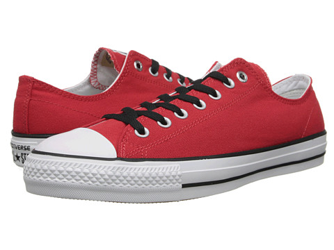 red converse black laces