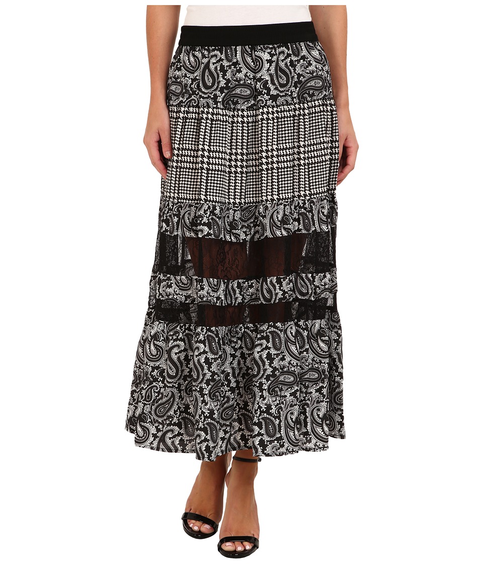 MICHAEL Michael Kors Lazio PCD Maxi Skirt (Slate Grey) Women