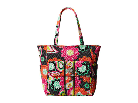 Vera Bradley Tablet Tote (Ziggy Zinnia) Tote Handbags