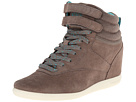 Reebok Freestyle Hi Int Wedge (Trek Grey/Timeless Teal/Cream White)