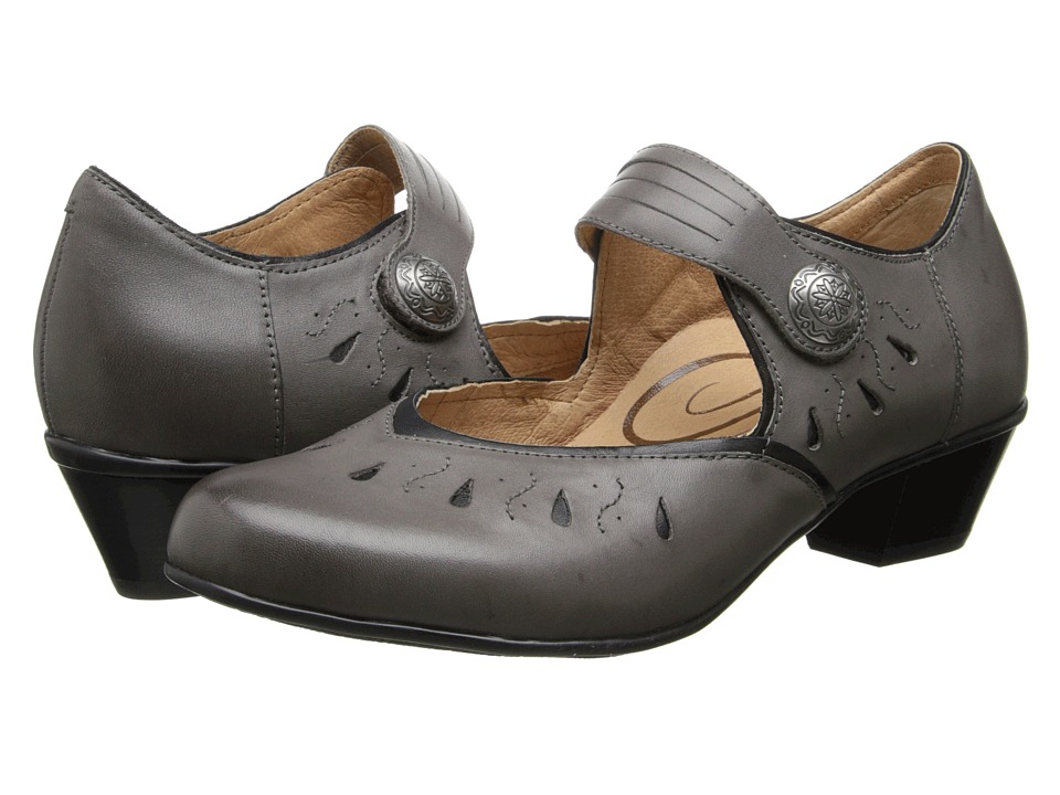 Aetrex Rachel Mary Jane (Gray/Black) Women
