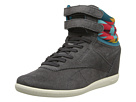 Reebok Freestyle Hi Int Wedge (Dark Heather Grey Solid Grey/English Emerald/Cream White)