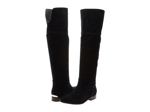 UPC 888386714137 product image for MICHAEL Michael Kors Regina Flat Boot (Black Sport Suede) Women's Boots | upcitemdb.com