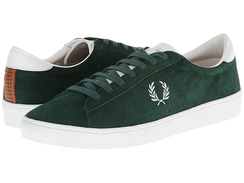 EAN 5034604019644 product image for Fred Perry Spencer Suede (Ivy/White) Men's Lace up casual Shoes | upcitemdb.com
