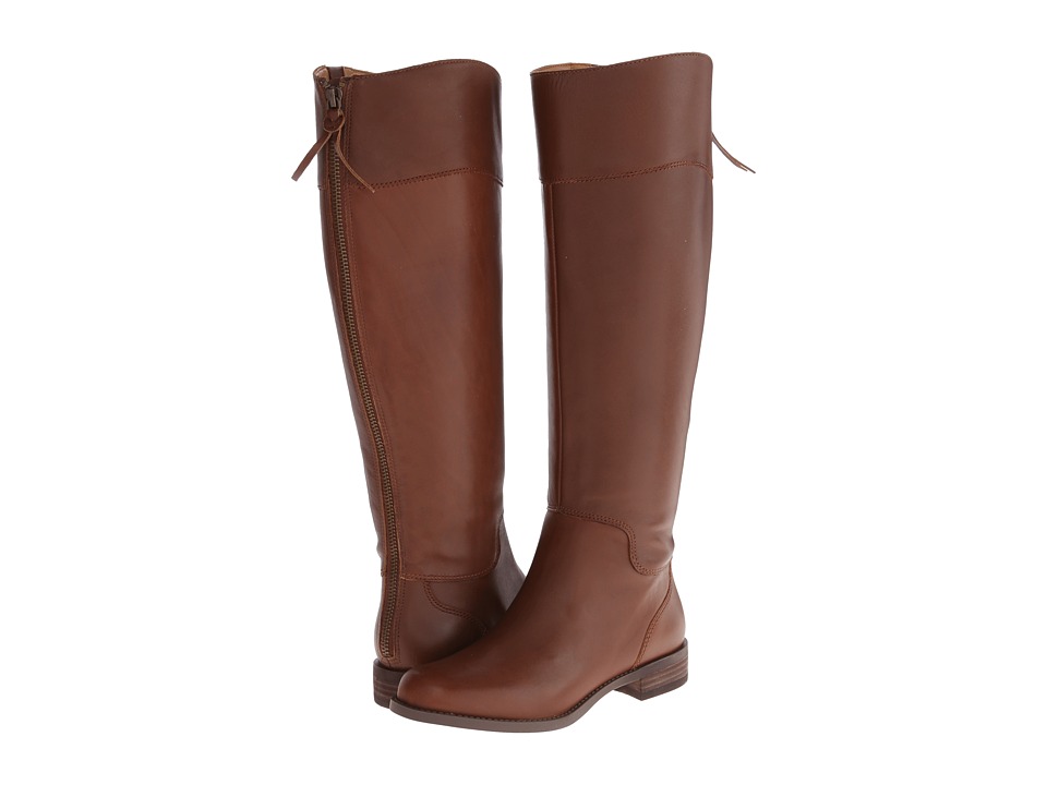 Nine West - Counter Wide Calf (Cognac Leather) Women