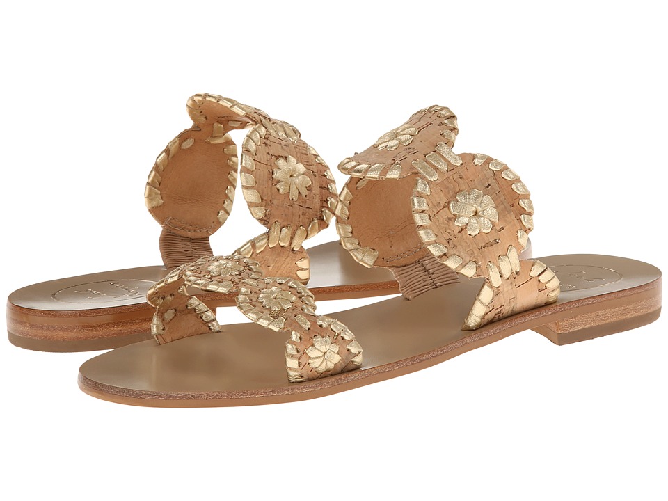 Jack Rogers Lauren (Gold/Cork) Women