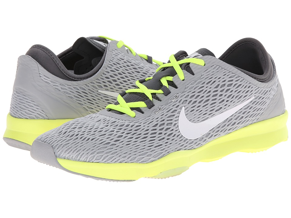 UPC 823233335936 product image for Nike - Zoom Fit (Wolf Grey/Dark Grey/Volt/White) Women's Cross Training Shoes | upcitemdb.com