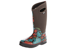 Bogs Classic Winter Blooms Tall Insulated Boot (Chocolate Multi)