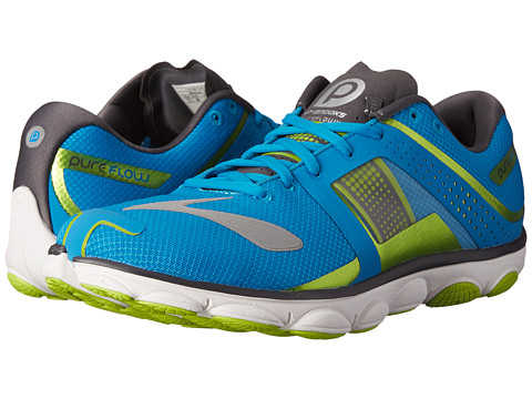brooks blue and green shoes