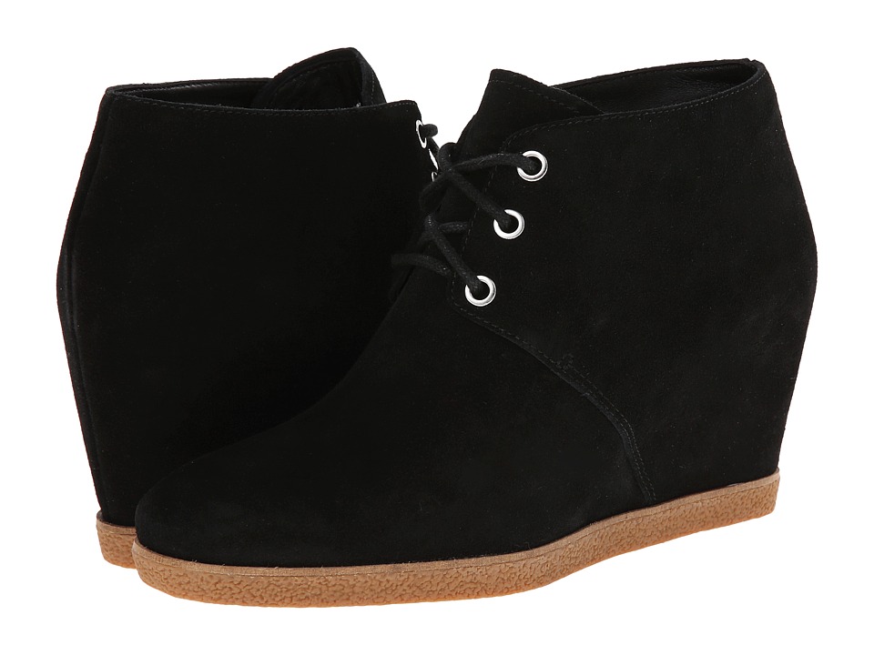 Cole Haan - Leslie Waterproof Bootie (Black Suede) Women