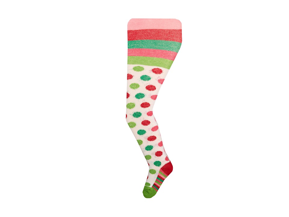 Jefferies Socks - Holiday Stripe/Holiday Dot Tights 2 Pack (Infant/Toddler/Youth) (Asst A (1) Red/Green 1562 (1) Holiday Multi 1561) Hose