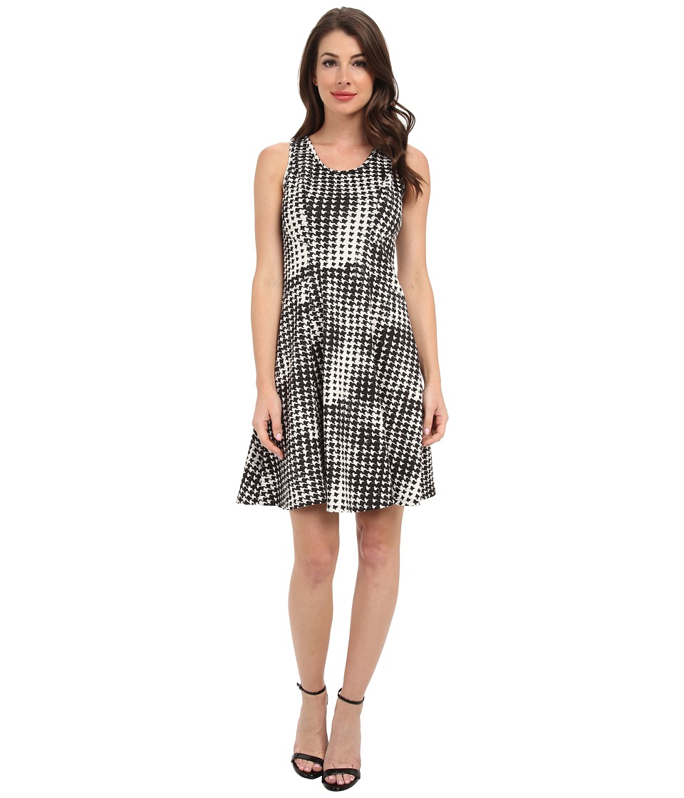 Karen Kane Graphic Houndstooth Dress (Print) Women